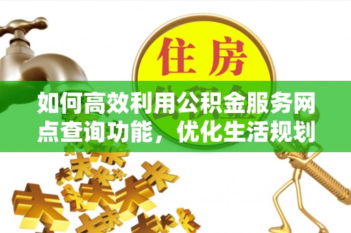 金阳如何高效利用公积金服务网点查询功能，优化生活规划