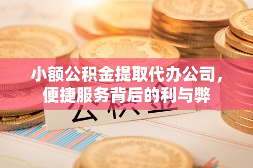 金阳小额公积金提取代办公司，便捷服务背后的利与弊