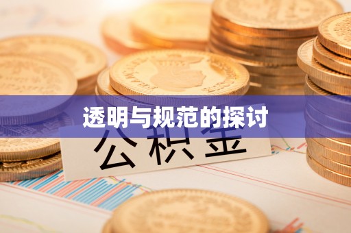 金阳透明与规范的探讨