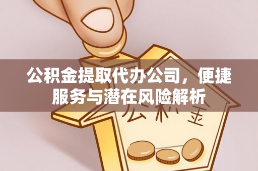 金阳公积金提取代办公司，便捷服务与潜在风险解析