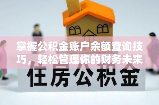 金阳掌握公积金账户余额查询技巧，轻松管理你的财务未来