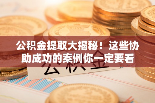 金阳公积金提取大揭秘！这些协助成功的案例你一定要看