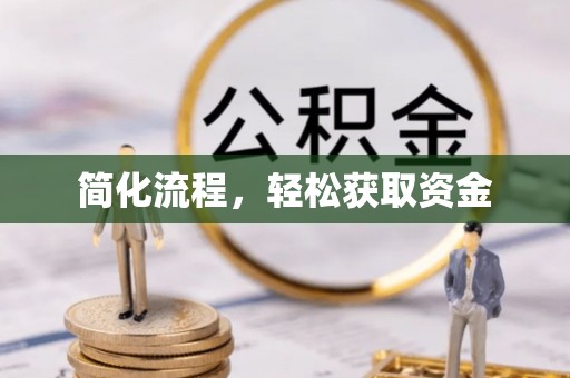 金阳简化流程，轻松获取资金