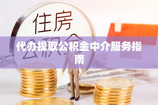 金阳代办提取公积金中介服务指南