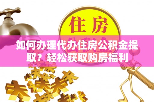 金阳如何办理代办住房公积金提取？轻松获取购房福利
